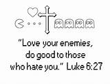Enemies Bible Coloring Enemy Verse Pages Quotes Luke Man Pac Loving Ecoloring Quotesgram sketch template