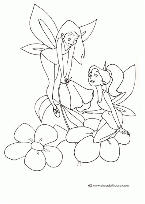 flower fairy coloring pages coloring home