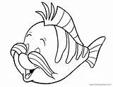 Flounder Mermaid Disneyclips Sirenetta Copre Occhi Gli Mister Twister sketch template