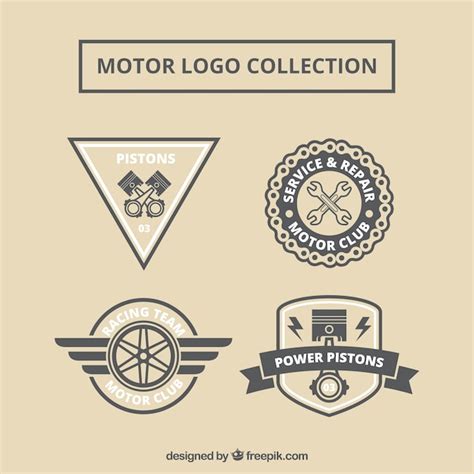 motor logo collection  vector