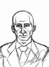 Bald Man Sketch Drawing Getdrawings Deviantart sketch template