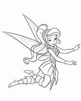 Coloring Pages Tinkelbell Pirate Fairy Library Clipart Vidia Tinkerbell sketch template
