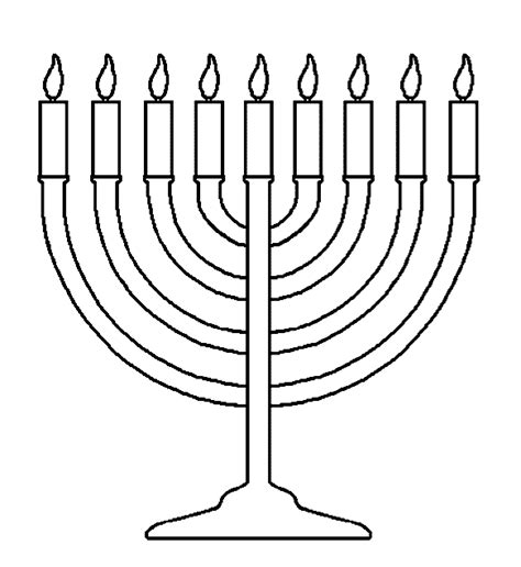 high candles   menorah coloring pages coloring pages