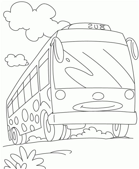 bus coloring pages books    printable