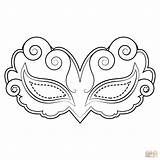 Coloring Mask Elizabethan Pages Printable Masks Drawing Masquerade Mardi Gras Templates Paper Categories sketch template