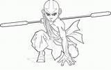 Avatar Airbender Last Coloring Drawings Aang Pages Sokka Drawing Clip Popular sketch template