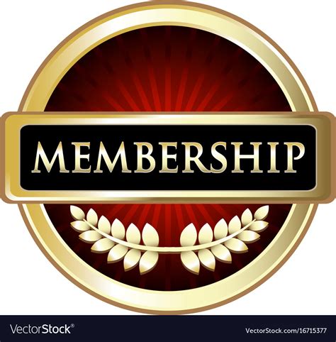 membership icon royalty  vector image vectorstock