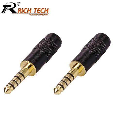 pcs  pole mm audio connector high quality gold plated  pin mm male plug  sony nw