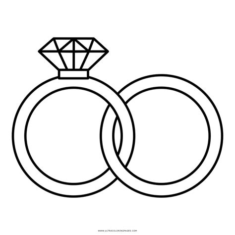 wedding rings page  coloring pages