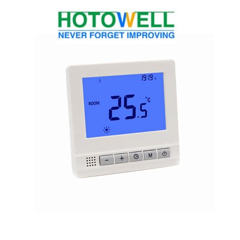 price large lcd display central heating room universal thermostat