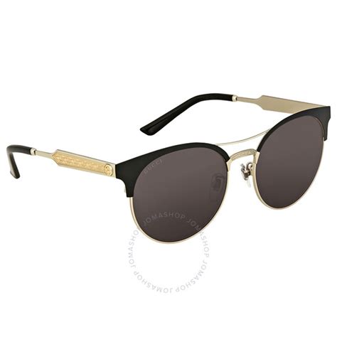 gucci round grey sunglasses gg0075s 001 56 sunglasses gucci jomashop