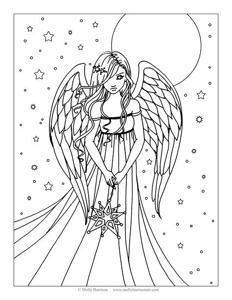 realistic angel drawing  getdrawings