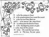 Valentine Poem Coloring Christian Valentines Poems Jesus Pages Kids Church Bible Crafts School Children Sayings Color Craft Stitching Starpoempickjuly sketch template
