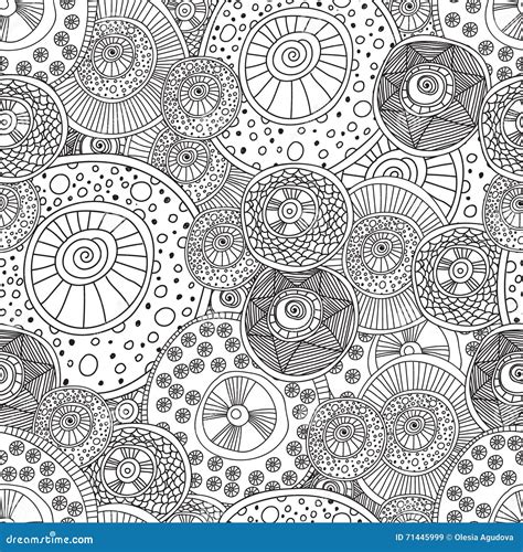 coloring pages  adults bookseamless black  white abstract