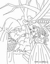 Coloring Pages Fairy Tale Grimm Tales Hellokids Snow Little Book Fiary Popular Kids Print Coloringhome Color sketch template