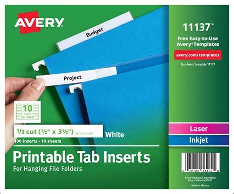 avery tab inserts template  template  resume examples wrypwnnm