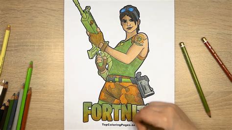 fortnite coloring pages chapter  season  skye canvas story