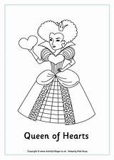 Queen Hearts Colouring Pages Coloring Alice Wonderland Become Member Log Comments sketch template