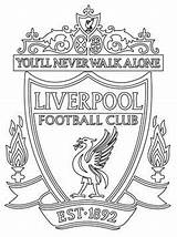Clubs Pages Soccer Europe Liverpool Coloring Fun Kids Voetbalclubs sketch template