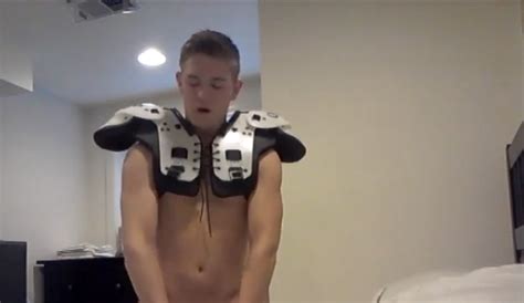 hot 18 y old american football player masturbates in his sports s gear for full free xxx video