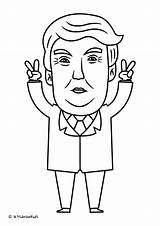 Coloring Trump Donald Drawing Easy Pages Draw Kids Cartoon Drawings Clip Cartoons Step Printable Choose Board Paintingvalley sketch template