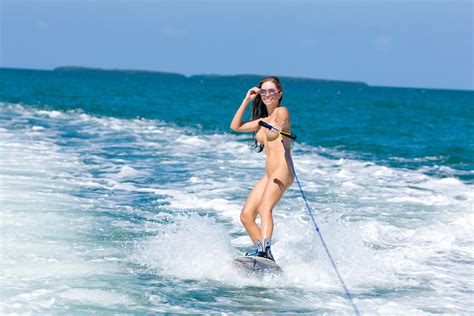 nude women water skiing hot girl hd wallpaper