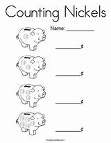 Counting Coloring Twistynoodle Nickels sketch template