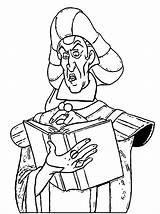 Coloring Dame Hunchback Notre Frollo Wecoloringpage sketch template