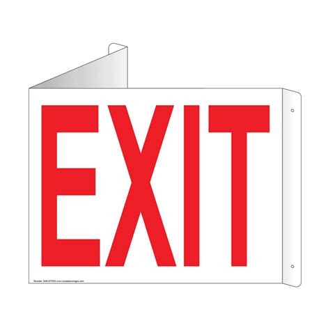 exit sign nhe tri enter exit