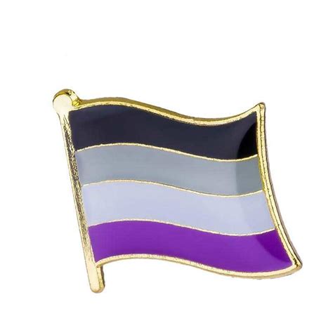 Enamel Pride Flag Lapel Pin Passional Boutique