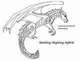 Seawing Base Skywing Ftu Dragon Deviantart Drawings sketch template