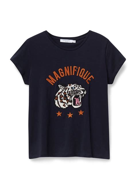 magnifique tee costes fashion donkerblauw