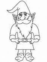Gnome Coloring Gnomes Pages Ws sketch template