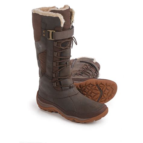 merrell murren tall leather snow boots  women save