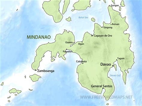 Mindanao Maps Philippines