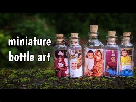 mini charm bottles mini bottle crafts insulin bottle art tiny bottle art photo ina