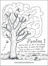 Psalm Verse Melodies Scripture sketch template
