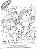 Coloring Pages Cattle Drive West Sheriff Old Getdrawings sketch template