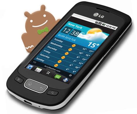 lg optimus   gingerbread upgrade