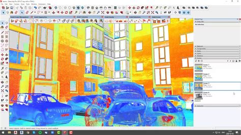 point clouds  sketchup  easiest   create  models based  point cloud data youtube