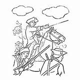 War Coloring Pages George Washington French Drawing Revolution Revolutionary Congress Cartoon Horse American Tire Wash Evolution Machine Washing Getdrawings First sketch template