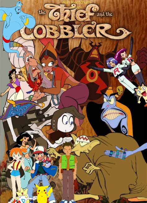 image ash ketchum meets the thief and the cobbler poster