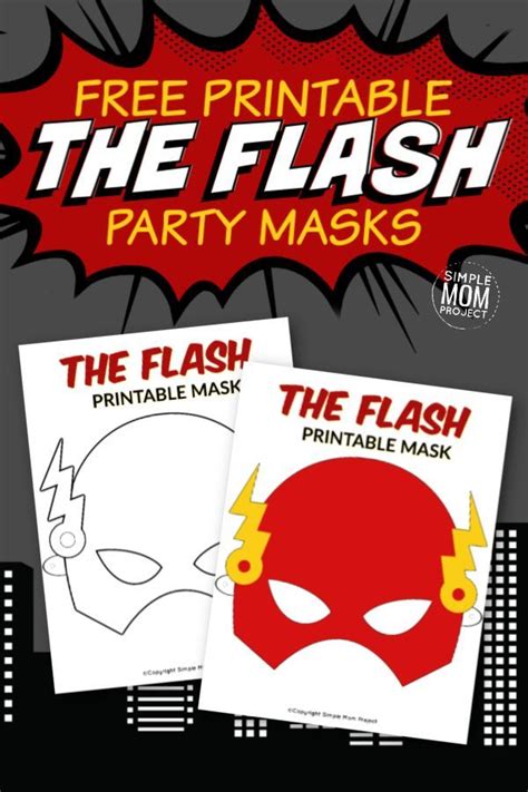 flash  printable mask template face masks  kids mask