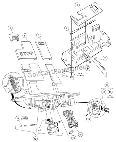 club car precedent brake light wiring diagram mollie wiring