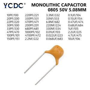 uf capacitor size
