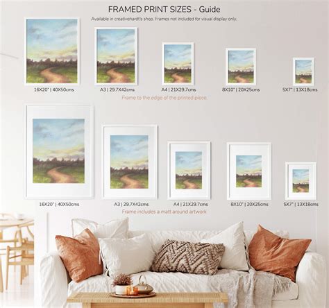art prints sizes papers important info