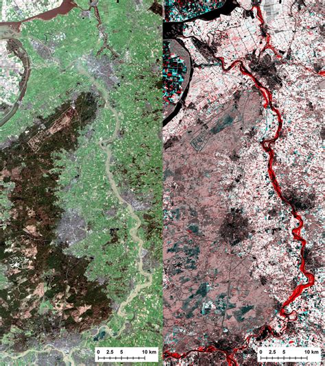 nature today satellietbeelden groenmonitor laten verdrievoudiging van rivieroppervlak ijssel zien