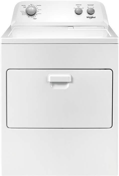 whirlpool  cu ft  cycle electric dryer white  pacific sales