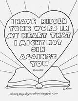 Psalm Psalms Coloringpagesbymradron Adron Thy Verses Printabl Neighbor Youngblood Homeschoolgiveaways sketch template