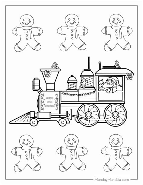 driver  story train coloring pages